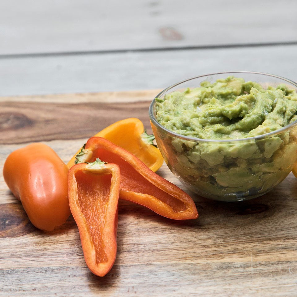 Guacamole Stuffed Mini Peppers