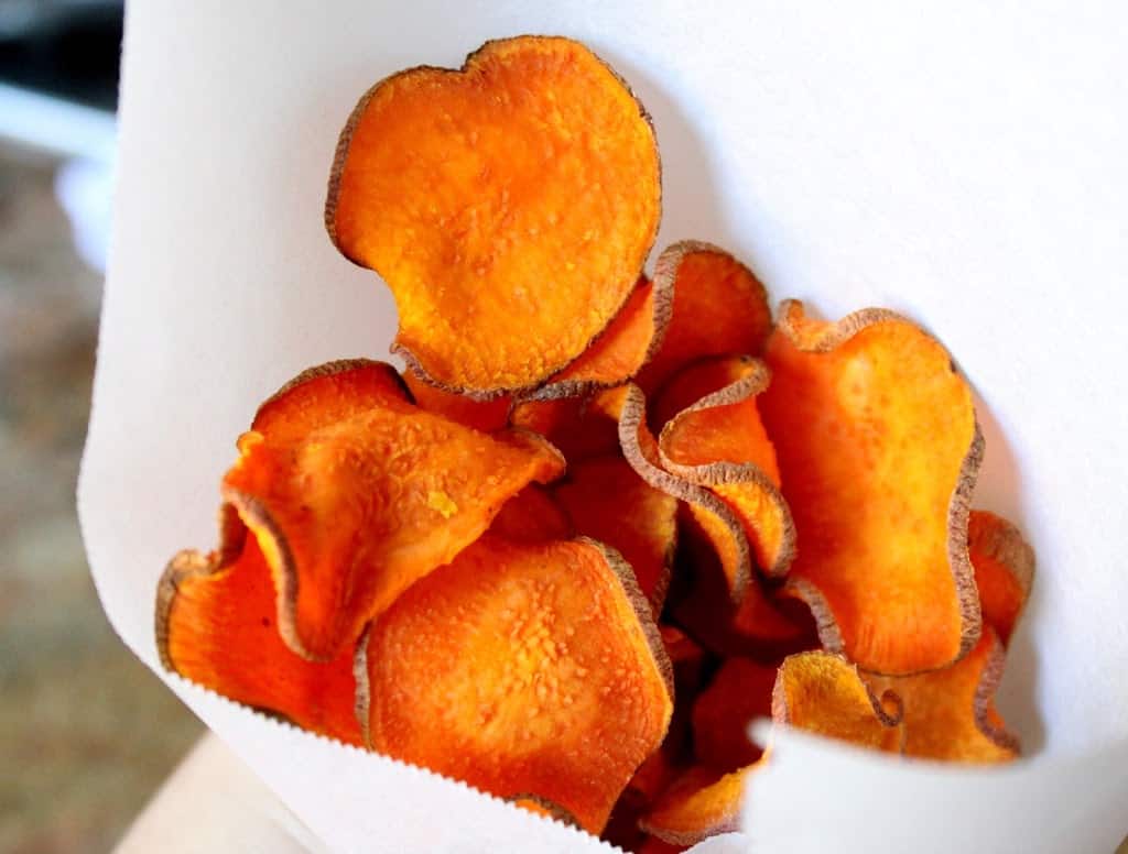 Sweet Crunchy Potato Chips