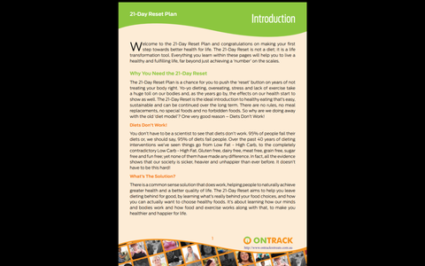 Image of 21 DAY RESET EBOOK